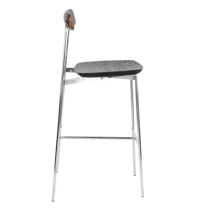 New design minimalist wooden sia bar stool