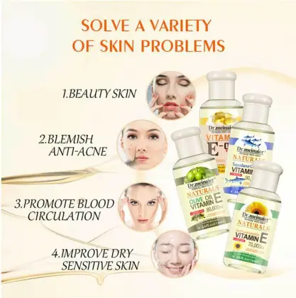 Vitamin E Oil - Natural Essential Oil for Beauty, Skin Care, Whitening,Massage, Moisturizing & Anti-Aging