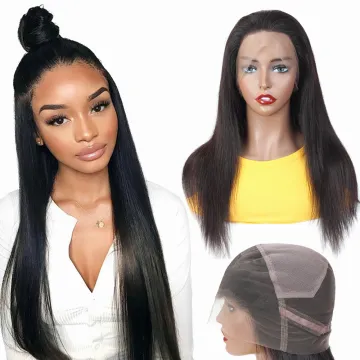 Glueless Full Lace Brazilian Human Lace Wig, Unprocessed 100% Human Hair Full Lace Wig, Natural Human Hair Wig For Black Women