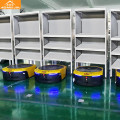 Solutions d&#39;entrepôt intelligentes AGV Mobile Shelf Unit Rack