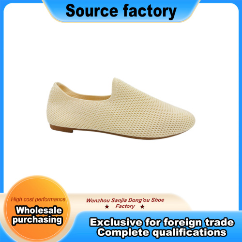 Minimalist Tarzda Slip On Örgü Ayakkabı