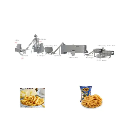  Cheap Price Cheetos and Nik Naks Processing Equipment: Kurkures Cheetos Machine and Nik Naks Production Line