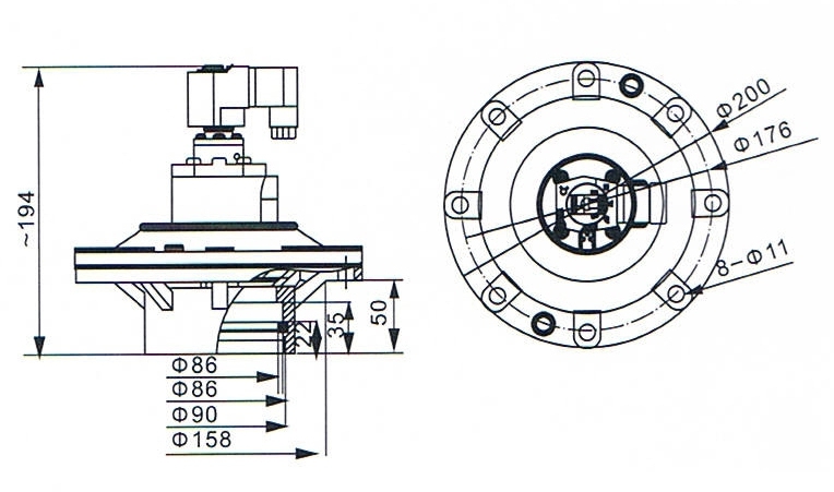 CA89MM main dimension