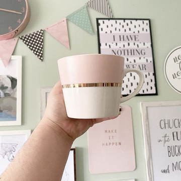 Colorful Matte Solid Color Coffee Porcelain Mug Cup