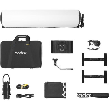 Godox AT200Bi KNOWLED: 2700K-8500K Bi-Color LED Tube Light with Wireless Remote Control and IP65 Rating