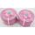 Pink  Round Candy Tin Box