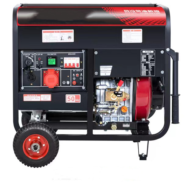 3/5/6/8 / 10kw Gerador de diesel do lar aberto do quadro aberto