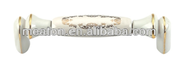 Furniture Accessories Ceramic Handle With Zinc Alloy