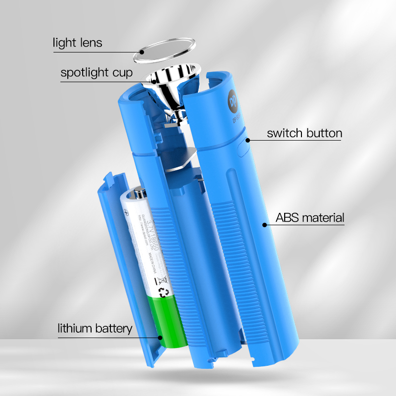 Pocket Led Flashlight EDC Portable USB Rechargeable