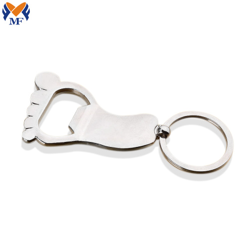 Metal Custom Shape Gold Enamel Bottle Opener