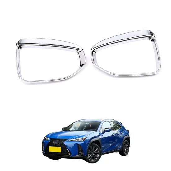 OEM Car ABS Chrome Exterior Accessories for 2019 Lexus UX Rearview Mirror Eyebrow