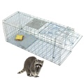 Trap de jaula de animales vivas y humanes dobladas para ratas