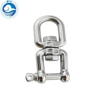 Stainless Steel Rigging Hardware: Eye-Jaw Hook Swivel Shackle Ring