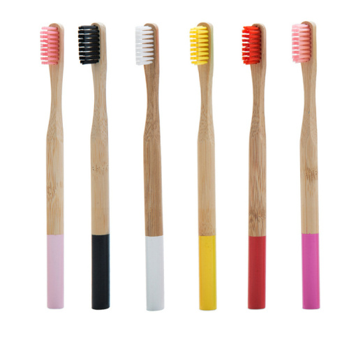 Wholesale bamboo natural portable toothbrush wooden