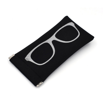 Custom Print Logo Canvas Sunglass Bag Pouch - Dustproof Eyeglasses Accessory