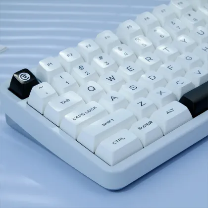 BOW Full Double Shot Keycaps for Cherry MX Mechanical Gaming Keyboard QXA Profile