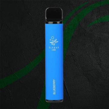 Barra de elfo vape descartável 1500 Puffs Melhores sabores