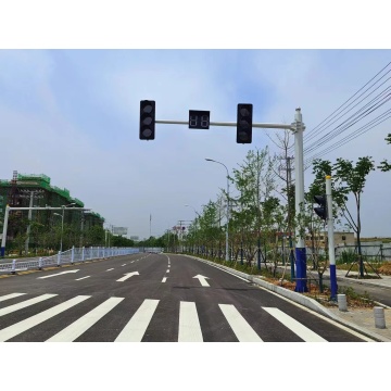 led traffic light pole