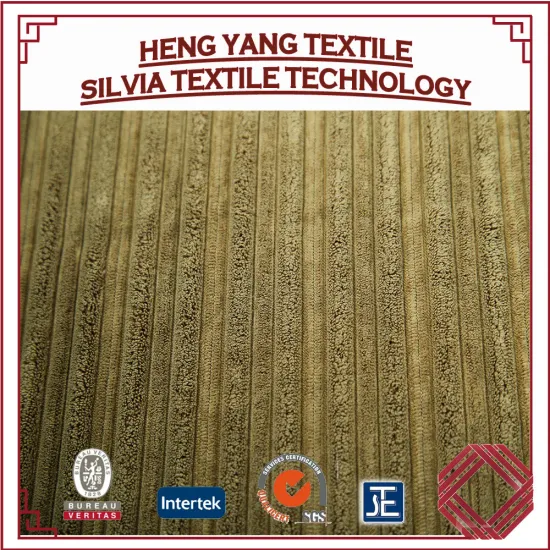 100 % Polyester Corduroy Twill Upholstery Fabric for Sofa Covering/sofa fabric and sofa textile furniture living room fabric