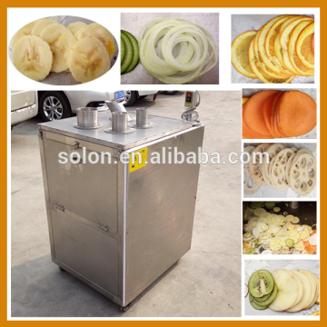 Commercial banana slice cutter/plantain chips cutting machine/vagetable slice cutting machine