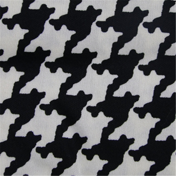 Printed cotton satin with thousand bird pattern
