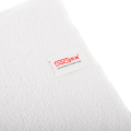 Serviette de séchage de nettoyage de voiture en microfibre sans bord 16x16in blanc