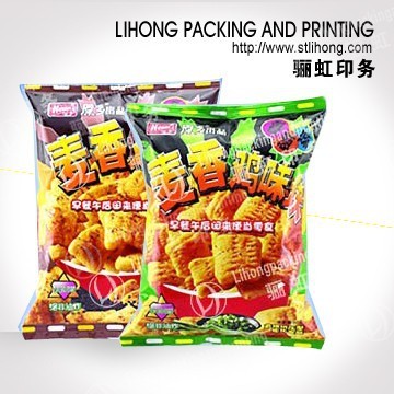 Plastic printing budget packaging, Snack food bag