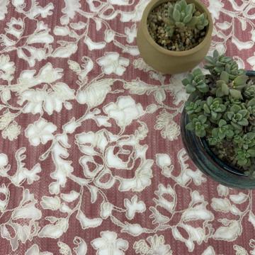 Distinctive Poly Cotton Cross-Stitch Embroidery Fabric