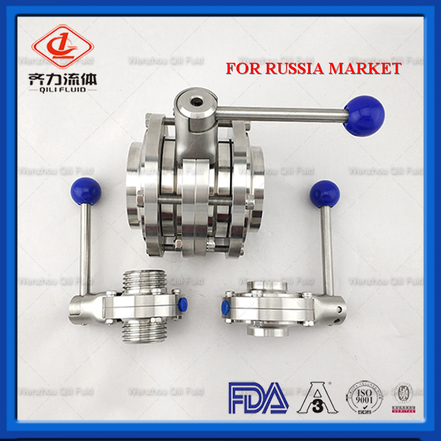 Sanitary Stainless Steel Butterfly Valve 137