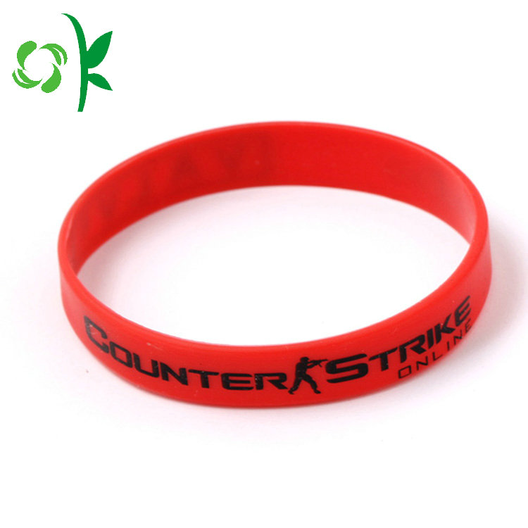 Printing Logo Best Quality Silicone Wristband for Souvenir