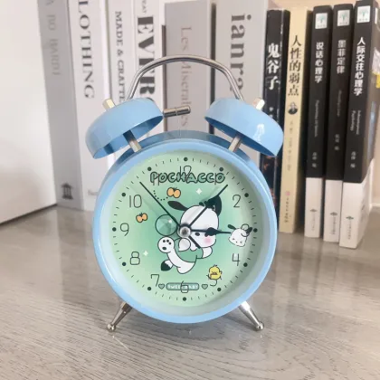 Kuromi Purple Bell Silent Alarm Clock