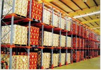 Heavy-Duty Drive-in Rocking Storage Rack Used for Warehouse