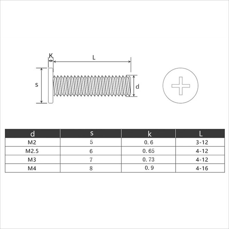 Phillips Low Flat Head Screw5 1 Jpg