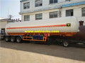 รถพ่วงบนถนน 56000 Liters 24T LPG