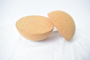 Cork Hemisphere Small Granules for Balance Training Ball