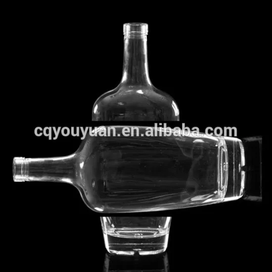 750ML Custom Different Sizes Whisky Bottle Whisky Bottles Clear