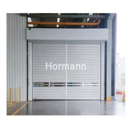 China's Invention: Double-Sided Aluminum Alloy Material Hard Turbine Fast Lifting Door