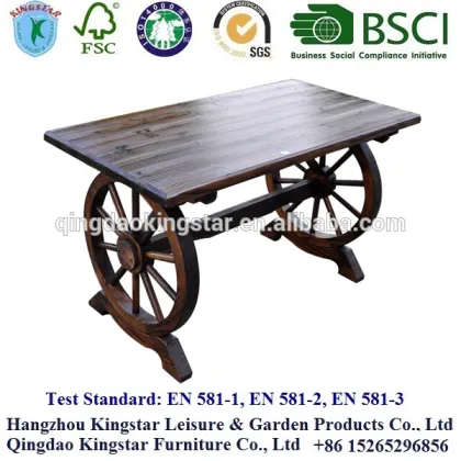 wagon wheel benches