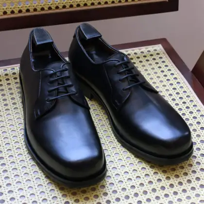 Kemayanni High-Quality Handmade Oxford Derby Shoes - Thick Leather Sole Casual Wear for Men and Women