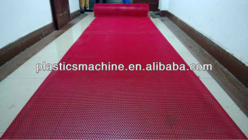 PVC hexagonal hollow antiskid floor mat machine