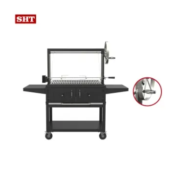 Stainless Steel SUS #304 Folding BBQ Argentine Barbecue Grill Flank Steak Charcoal Grill