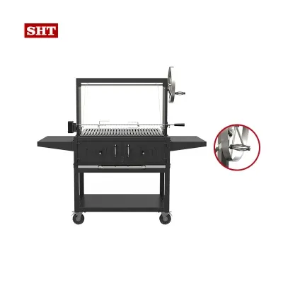 Stainless Steel SUS #304 Folding BBQ Argentine Barbecue Grill Flank Steak Charcoal Grill