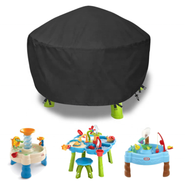 Outdoor Waterproof Anti-UV Kids Water Table Cover for Rain Showers and Splash Ponds
