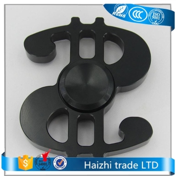 dollar shape fidget spinner funny toys & kids gifts metal spiral spinner