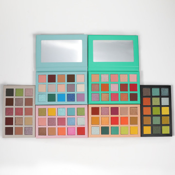 Palet eyeshadow kalis air vegan adat - 15 warna label peribadi kosmetik