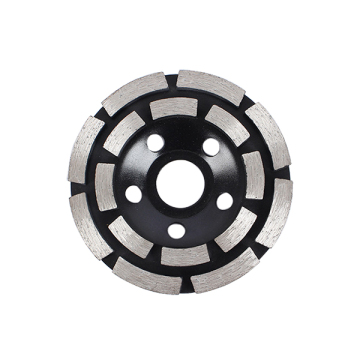100mm Double Row Diamond Cup Wheel for Stone and Concrete Grinding
