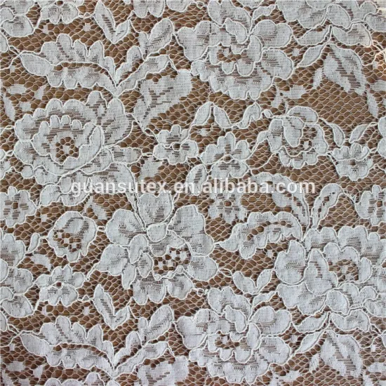 white thread yarn lace fabric wholesale george fabric nigerian lace