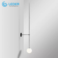 LEDER Black Reading Wall Lamp