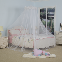 Chinese factory mosquito nets with white feathers