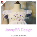 Hot sale children lavender embroidered clothing sets